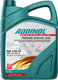 Моторное масло ADDINOL Premium Star MX 1048, 10W-40, полусинтетическое, 5 л