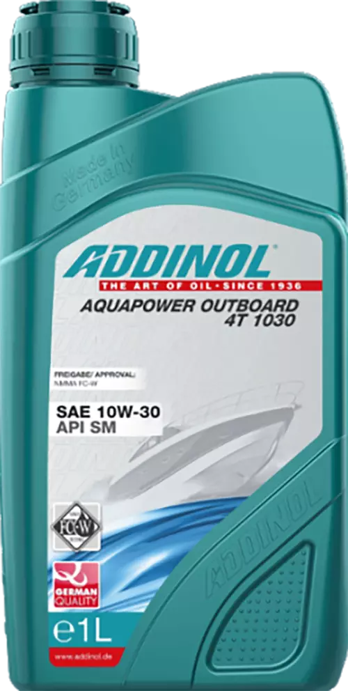 Масло для лодочных навесных 4Т-моторов ADDINOL Aquapower Outboard 4T 1030, 1 л