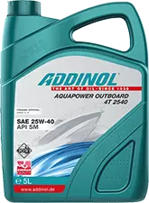 Масло для 4Т лодочных моторов ADDINOL Aquapower Outboard 4T 25W-40 синтетическое, 5 л