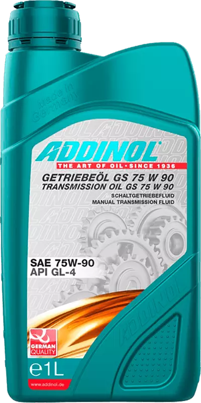 Трансмиссионное масло для МКПП ADDINOL Getriebeol GS 75 W 90 полусинтетическое, 1 л