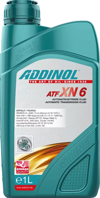 Трансмиссионное масло для АКПП ADDINOL ATF XN 6 синтетическое, 1 л 