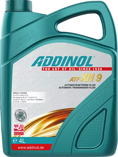 Трансмиссионное масло для АКПП ADDINOL ATF XN 9 синтетическое, 4 л