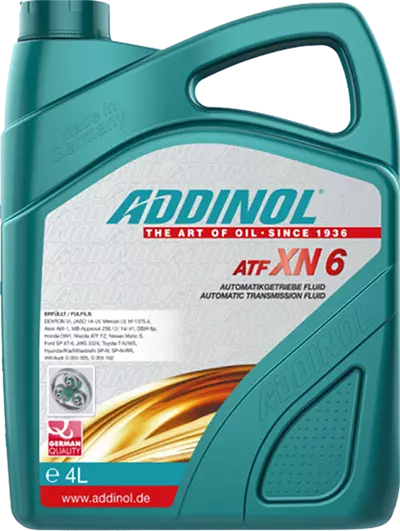 Трансмиссионное масло для АКПП ADDINOL ATF XN 6 синтетическое, 4 л