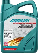 Моторное масло ADDINOL Premium 020 C5 0W-20 синтетическое, 5 л