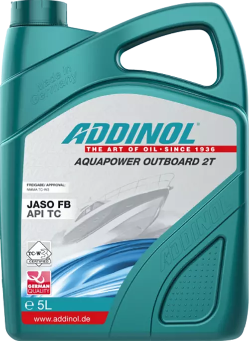 Масло для лодочных навесных 2Т-моторов ADDINOL Aquapower Outboard 2T минеральное, 5 л