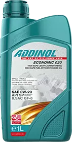 Моторное масло ADDINOL Economic 020, 0W-20, синтетическое, 1 л