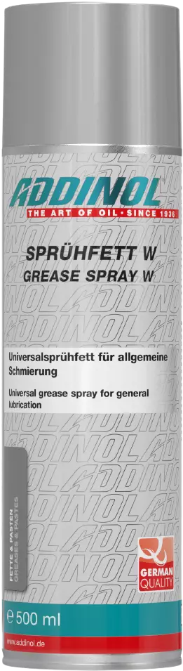 Водоотделяющая водостойкая смазка-спрей ADDINOL Spruhfett W, 0.5 л