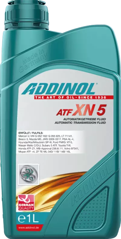 Трансмиссионное масло для АКПП ADDINOL ATF XN 5 синтетическое, 1 л
