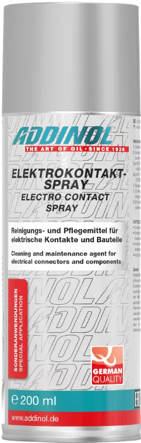 Спрей для очистки и защиты электроконтактов ADDINOL Electrokontaktspray, 0.2 л