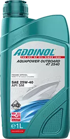 Масло для 4Т лодочных моторов ADDINOL Aquapower Outboard 4T 25W-40 синтетическое, 1 л