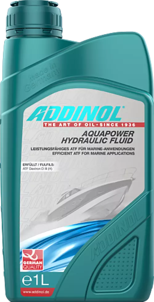 Гидравлическая жидкость для водной техники ADDINOL Aquapower Hydraulic Fluid, 1 л