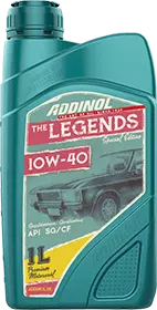 Полусинтетическое моторное масло для раритетных автомобилей ADDINOL Legends 10W-40, 1 л