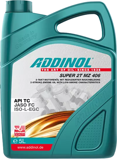 Моторное масло для 2Т двигателей ADDINOL Super 2T MZ 406 синтетическое, 5 л