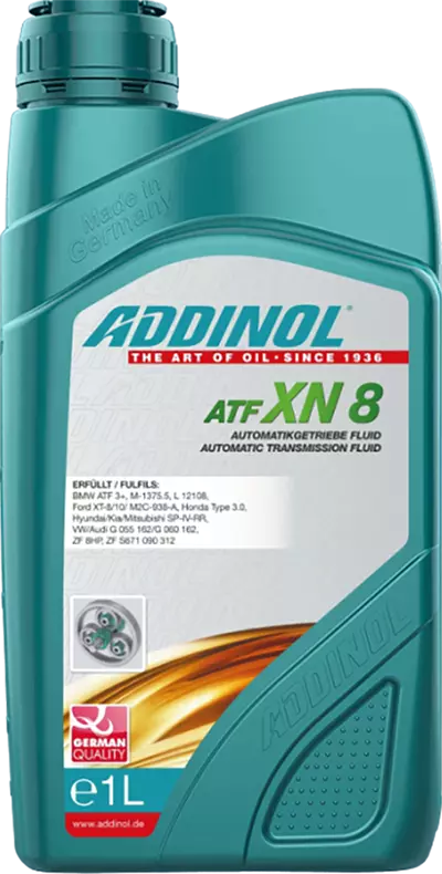 Трансмиссионное масло для АКПП ADDINOL ATF XN 8 синтетическое, 1 л
