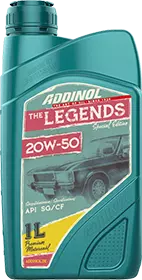 Минеральное моторное масло для раритетных автомобилей ADDINOL Legends 20W-50, 1 л