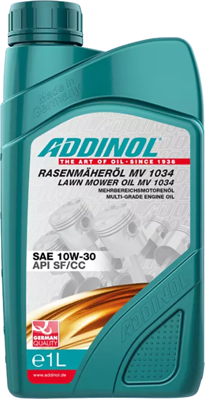 Моторное масло для 4Т двигателей ADDINOL Rasenmaherol MV 1034 полусинтетическое, 1 л