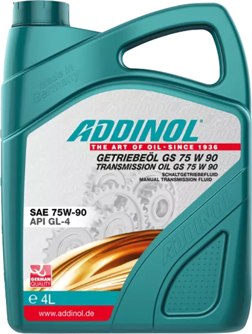 Трансмиссионное масло для МКПП ADDINOL Getriebeol GS 75 W 90 полусинтетическое, 4 л