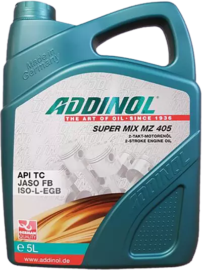 Моторное масло для 2Т двигателей ADDINOL Super Mix MZ 405 минеральное, 5 л