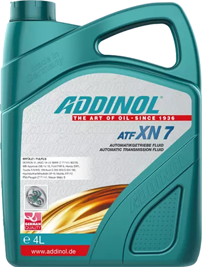 Трансмиссионное масло для АКПП ADDINOL ATF XN 7 синтетическое, 4 л
