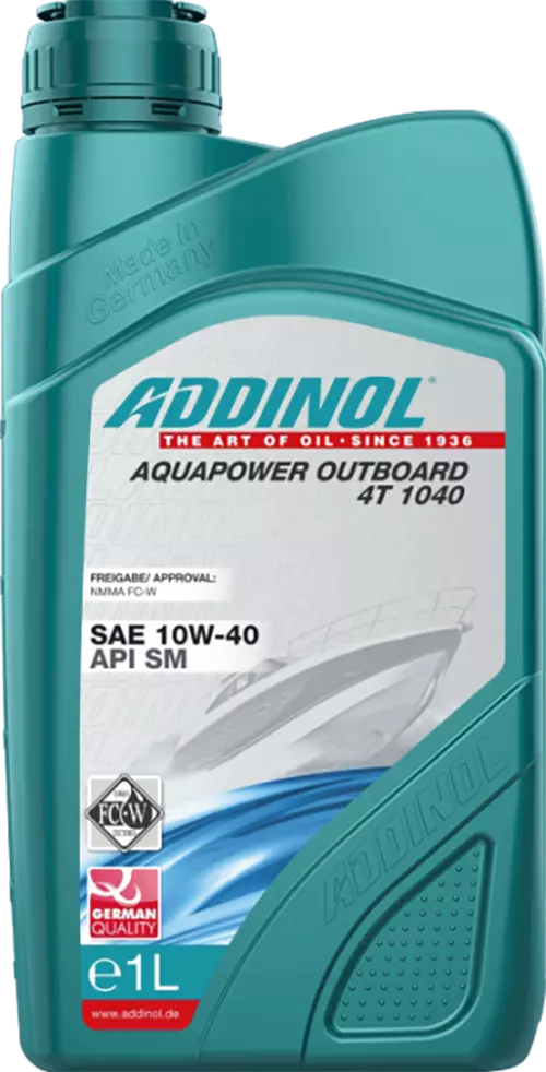 Масло для лодочных навесных 4Т-моторов ADDINOL Aquapower Outboard 4T 1040, 1 л